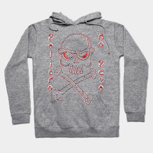 No Passage Skull Crossbones Danger Warning Hazard Bones Risk Hoodie